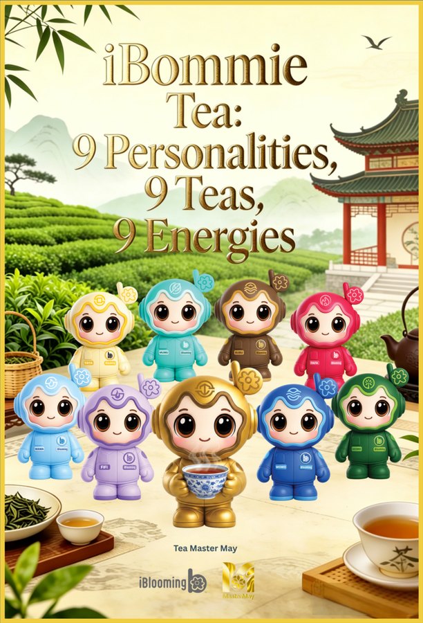 Cover of the book iBommie Tea: 9 Personalities, 9 Teas, 9 Energies by Tea Master May